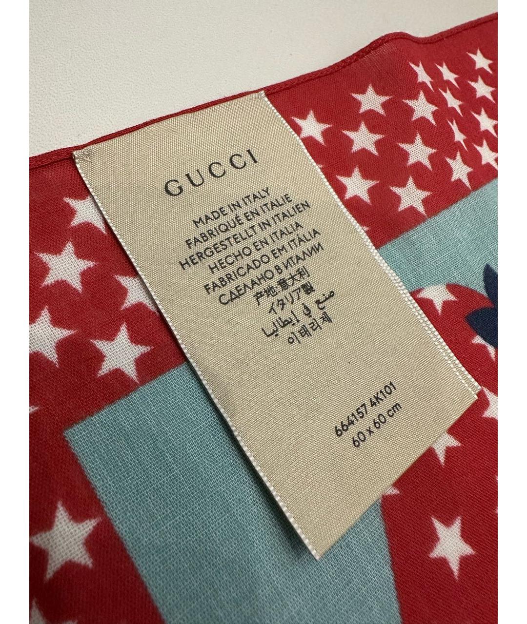 GUCCI Мульти хлопковый платок, фото 7