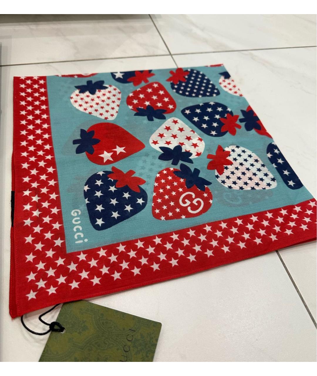 GUCCI Мульти хлопковый платок, фото 4