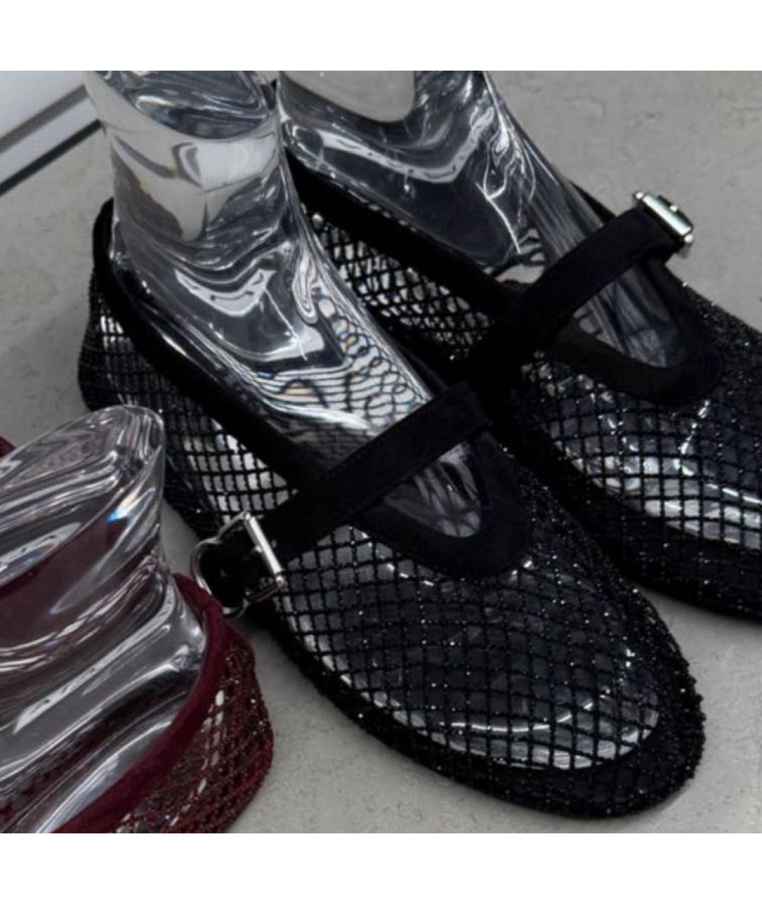 ALAIA Черные замшевые балетки, фото 5