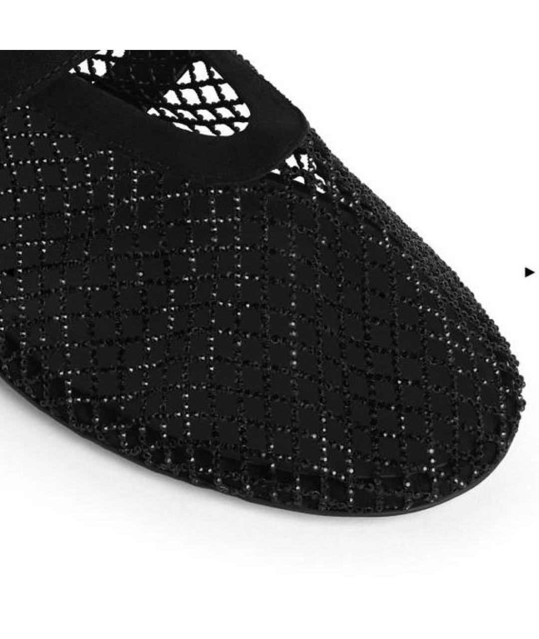 ALAIA Черные замшевые балетки, фото 4