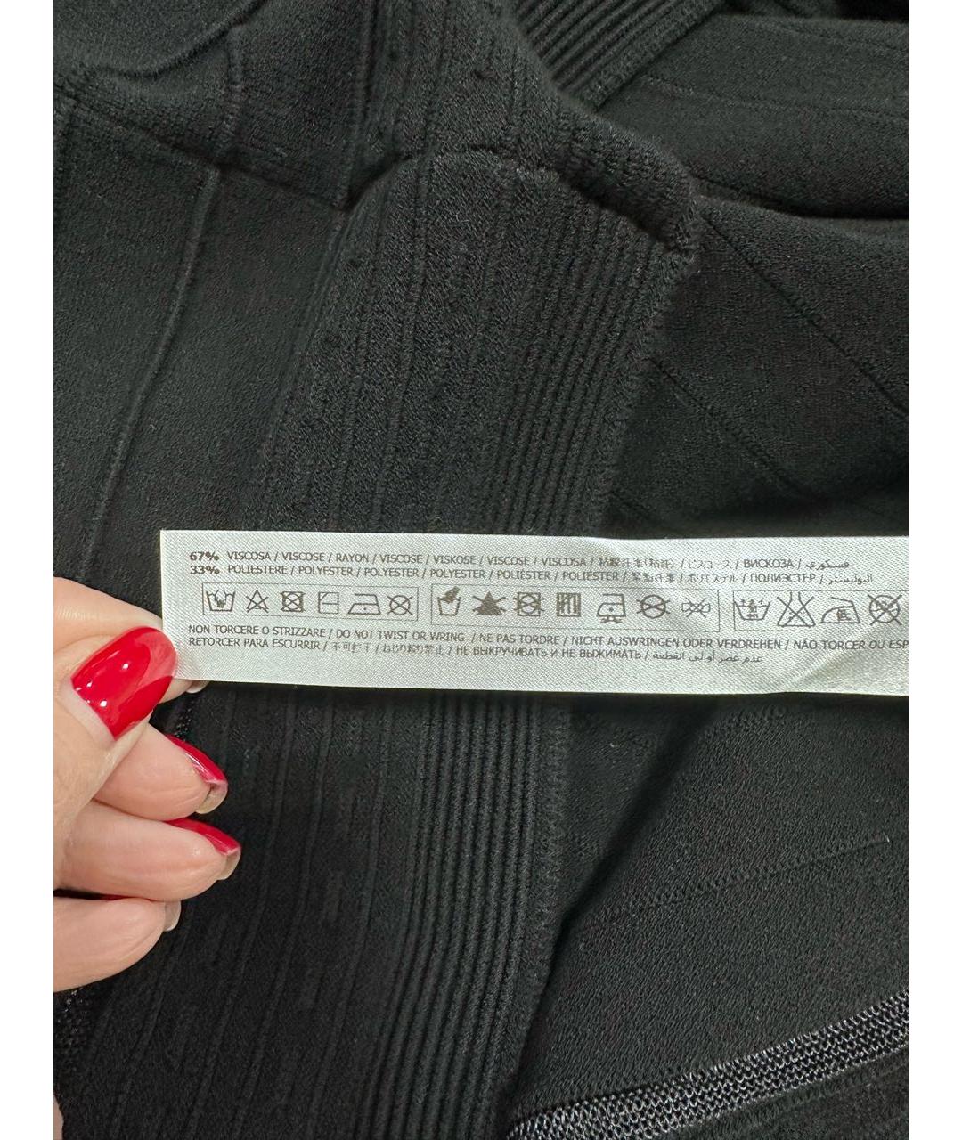 TWIN-SET Черный вискозный джемпер / свитер, фото 6