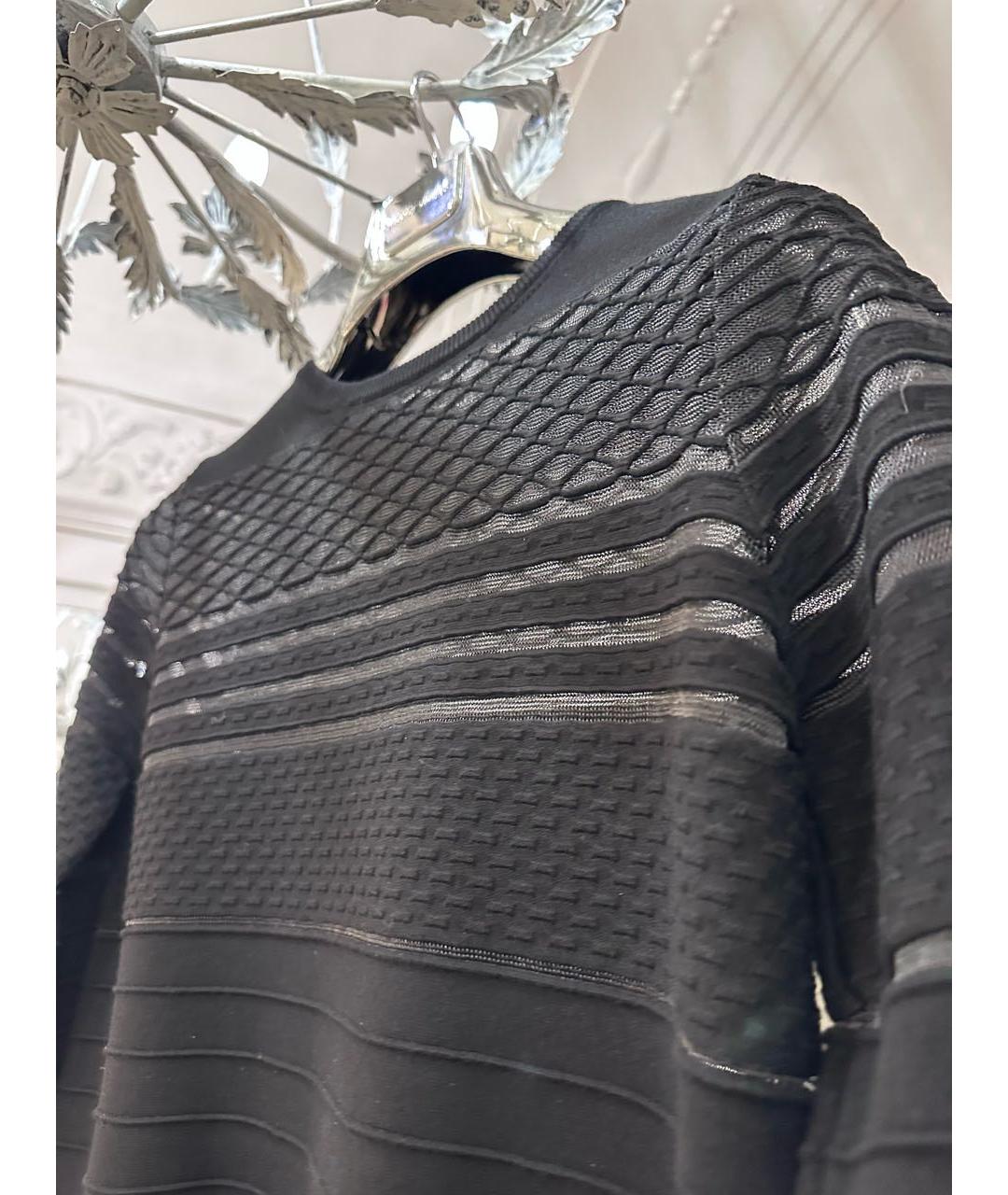 TWIN-SET Черный вискозный джемпер / свитер, фото 3