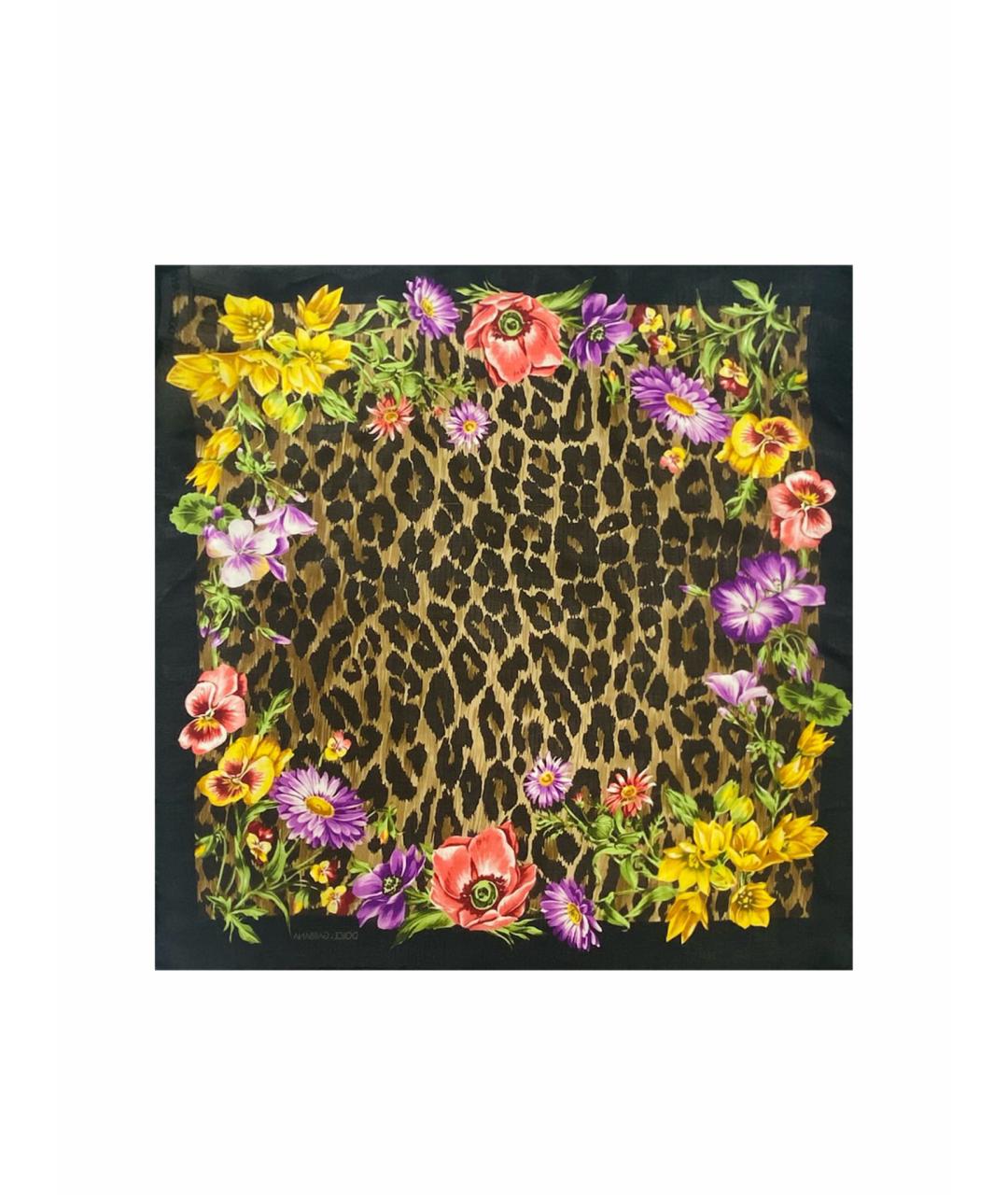 DOLCE&GABBANA Мульти шелковый платок, фото 1