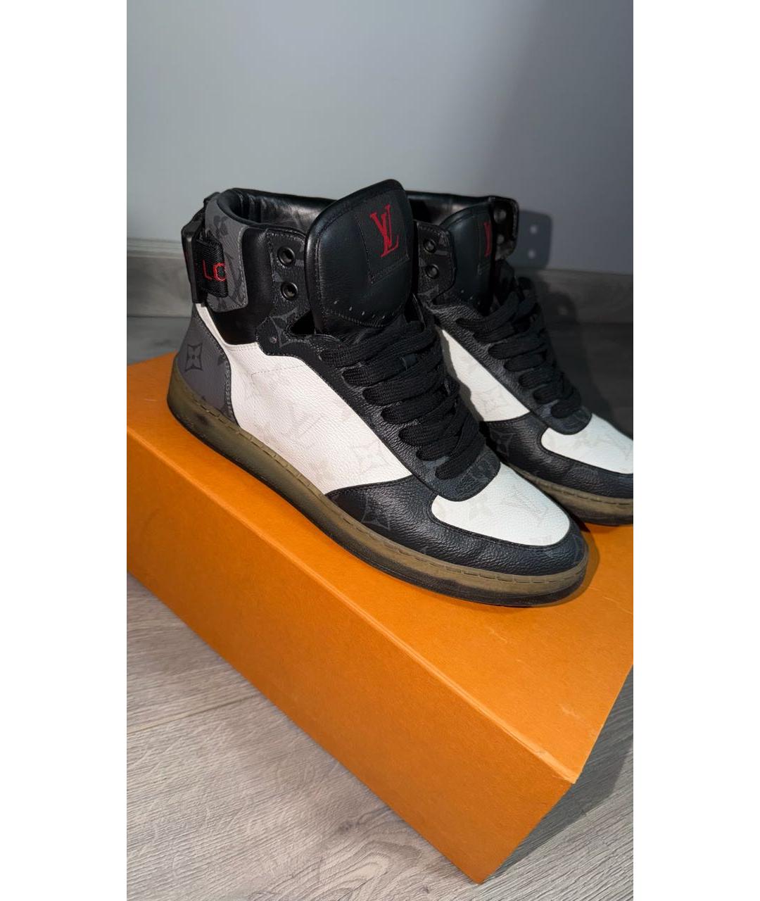 LOUIS VUITTON Мульти кожаные высокие кроссовки / кеды, фото 5