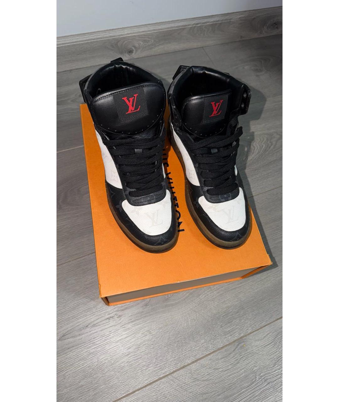 LOUIS VUITTON Мульти кожаные высокие кроссовки / кеды, фото 2