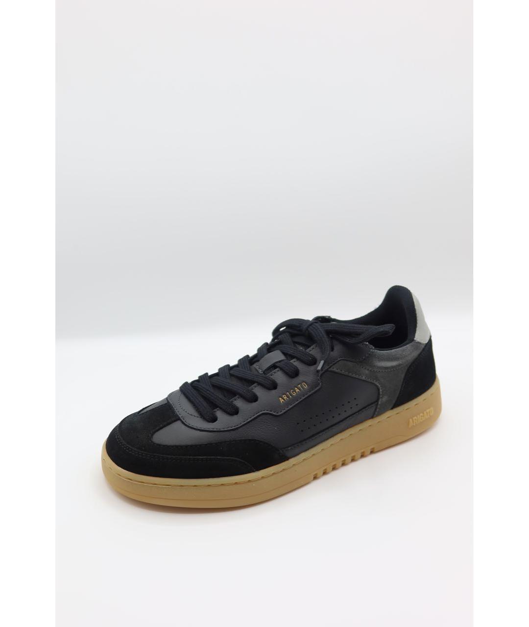 AXEL ARIGATO Черные замшевые низкие кроссовки / кеды, фото 4