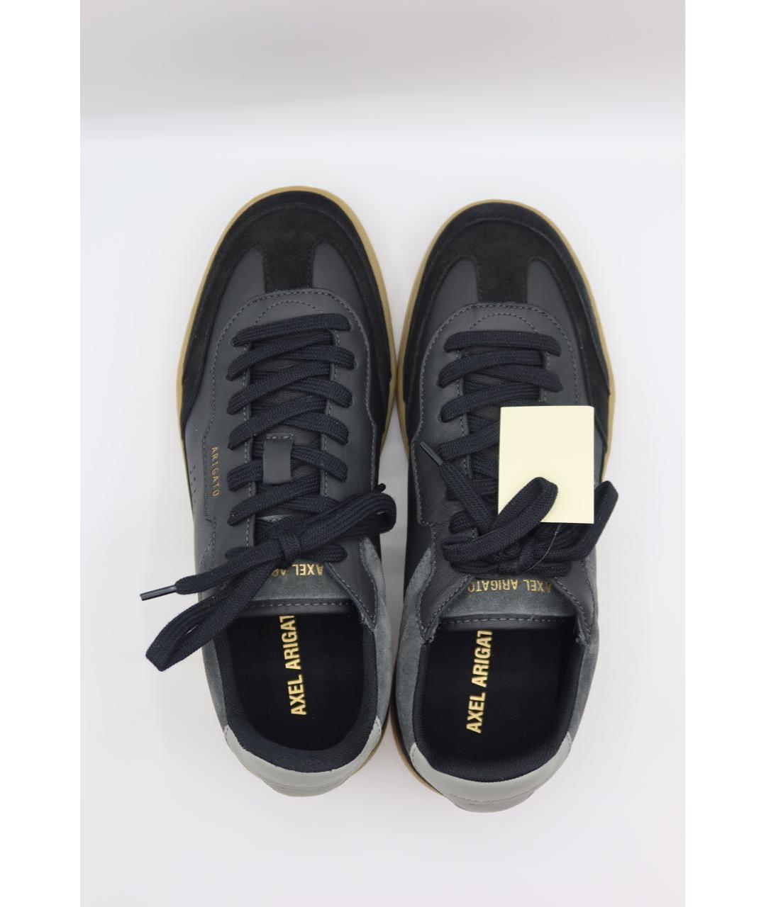 AXEL ARIGATO Черные замшевые низкие кроссовки / кеды, фото 6