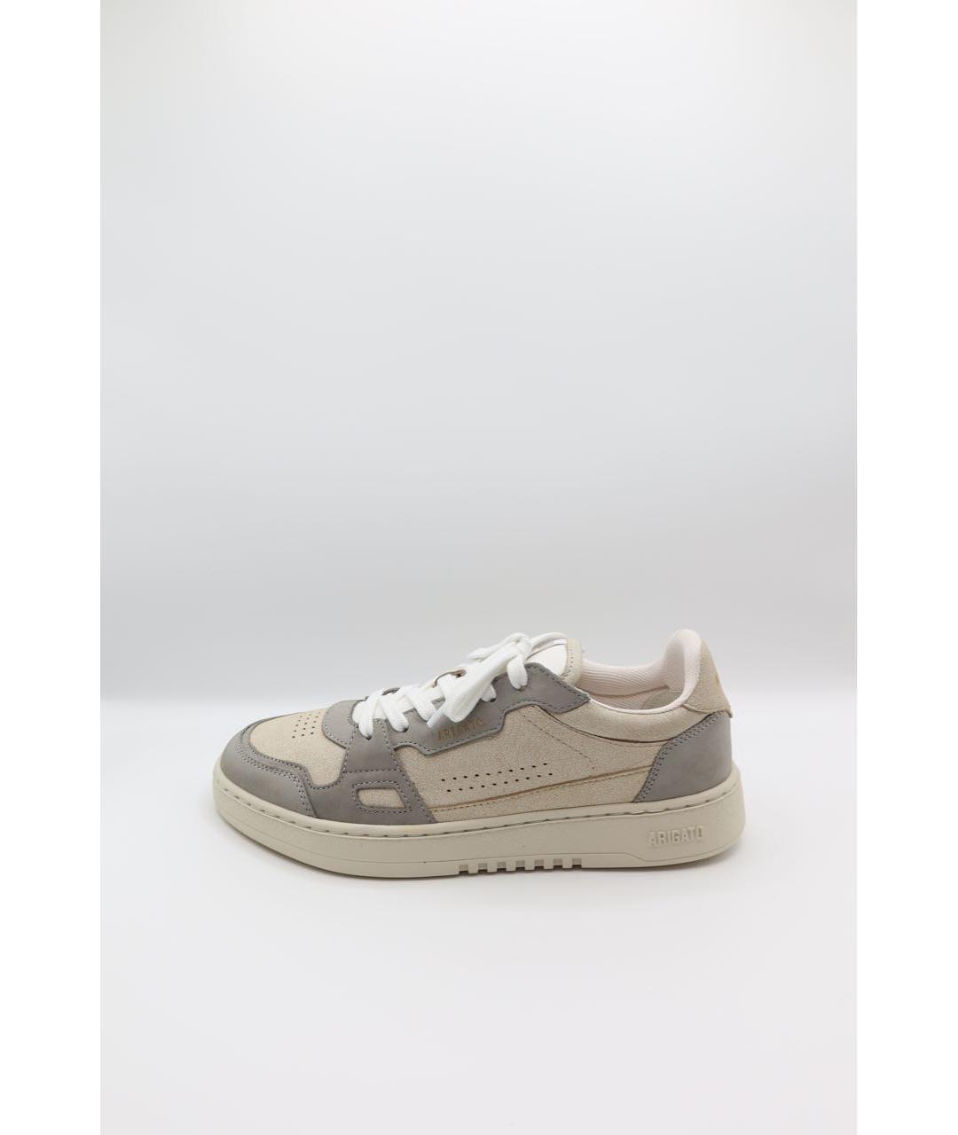 AXEL ARIGATO Бежевые замшевые низкие кроссовки / кеды, фото 2