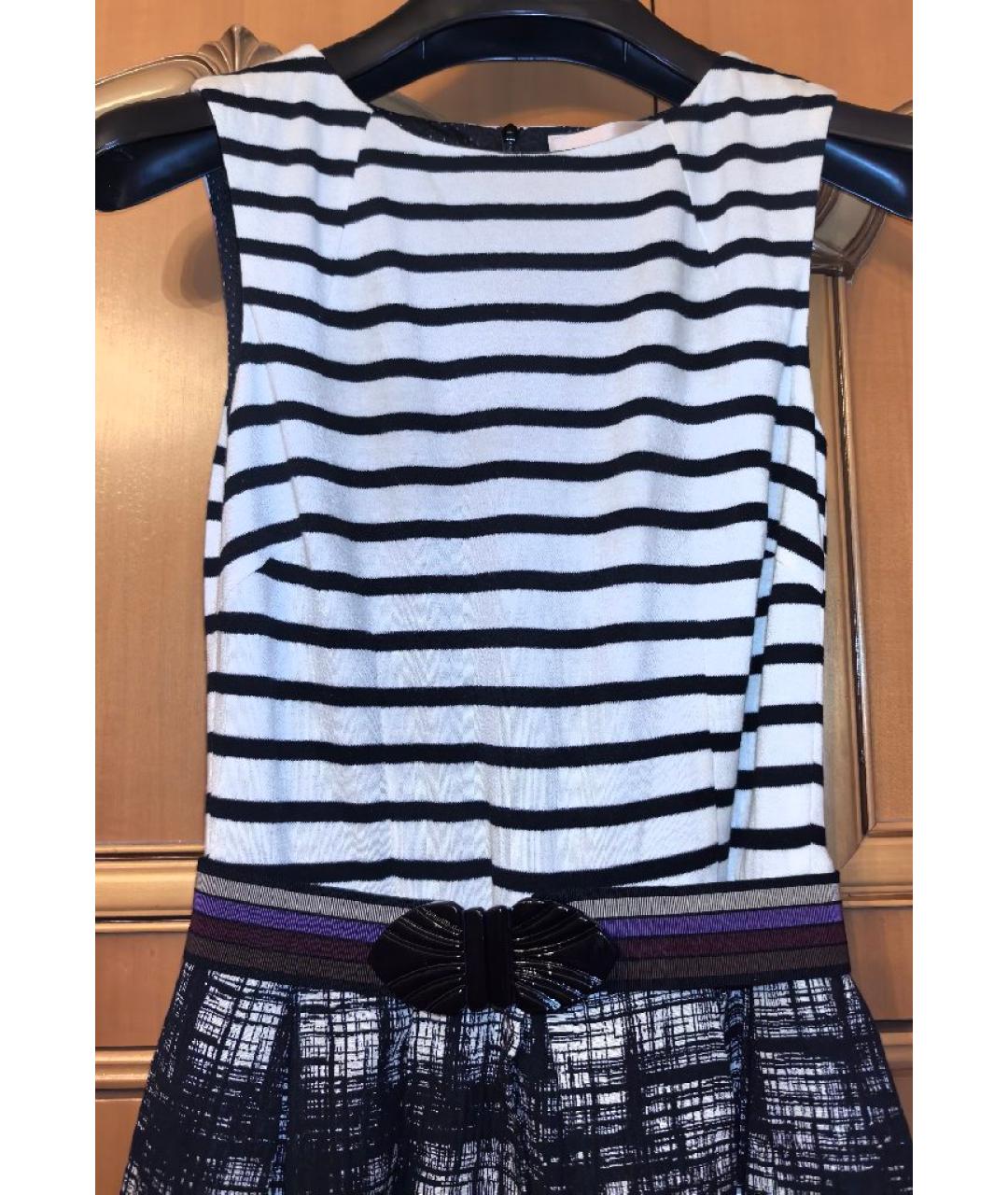 ERIKA CAVALLINI Черное хлопковое повседневное платье, фото 3