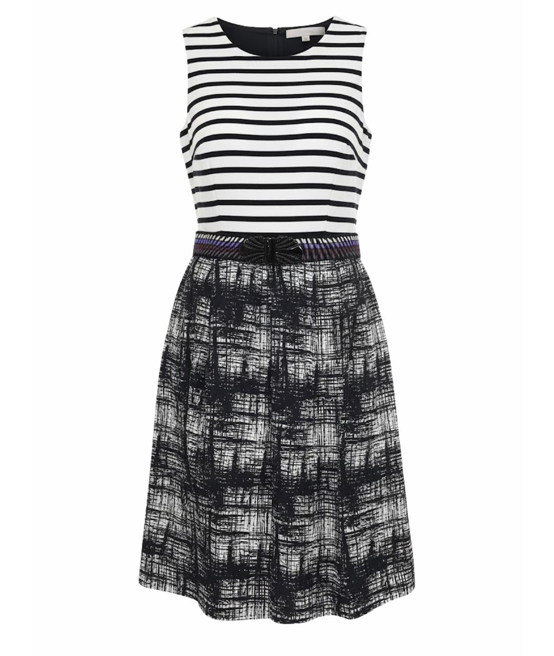 ERIKA CAVALLINI Черное хлопковое повседневное платье, фото 1