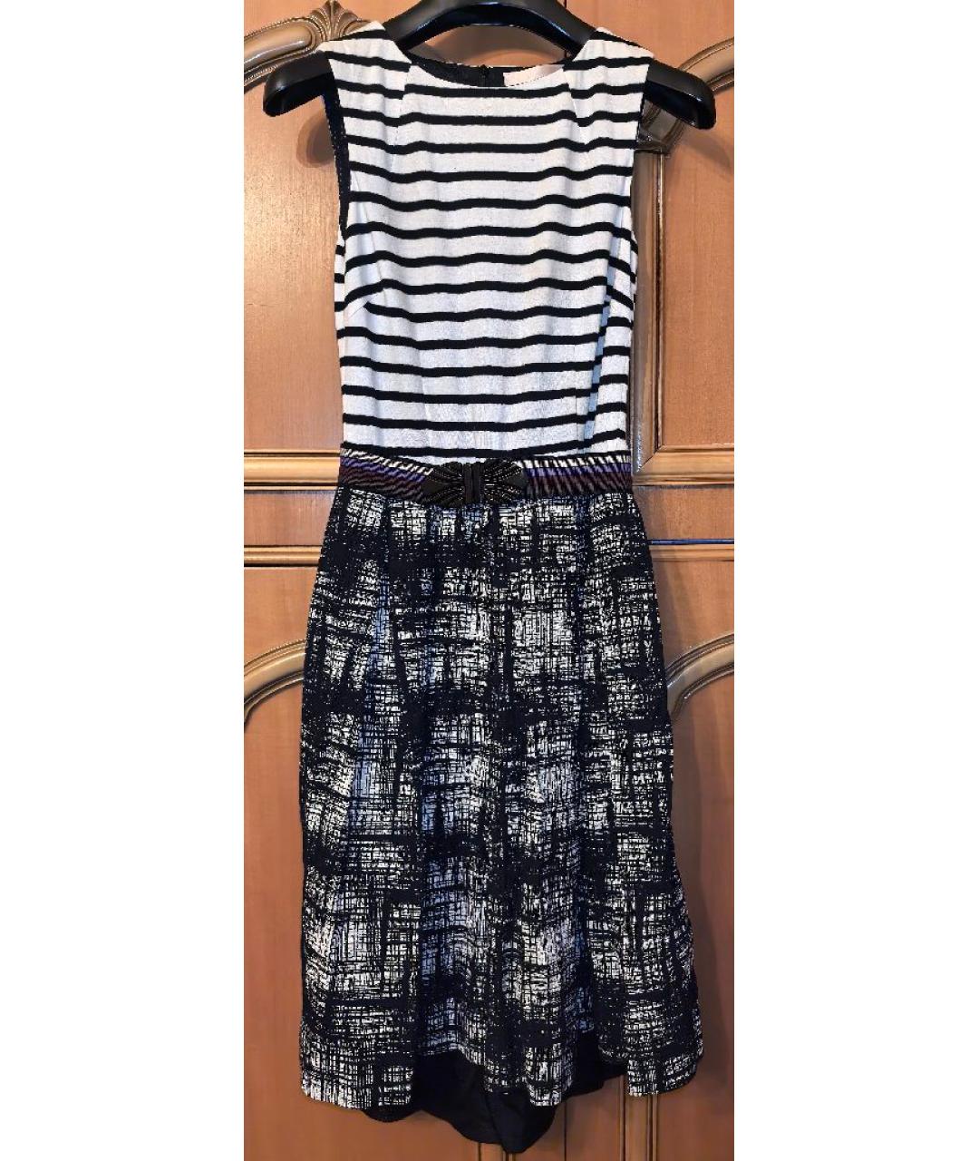 ERIKA CAVALLINI Черное хлопковое повседневное платье, фото 7