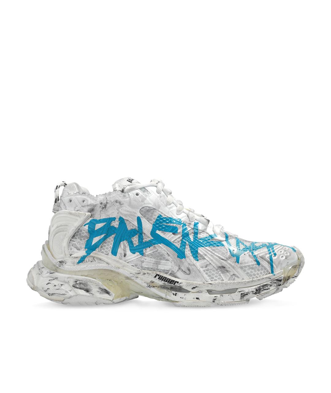 BALENCIAGA Белые низкие кроссовки / кеды, фото 1