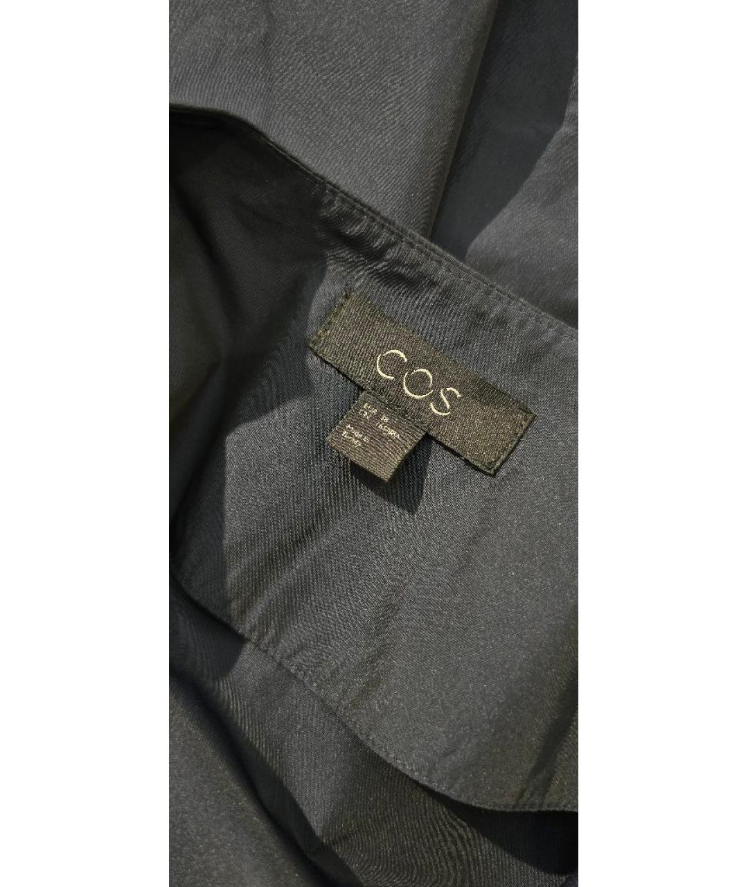 COS Темно-синее повседневное платье, фото 9