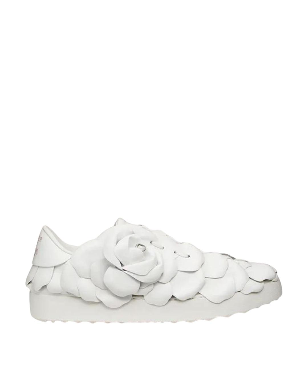 VALENTINO Белые кожаные кеды, фото 1