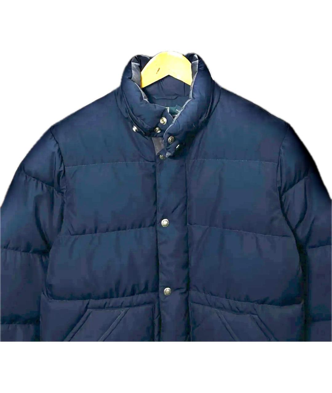 POLO RALPH LAUREN Темно-синий полиуретановый пуховик, фото 2