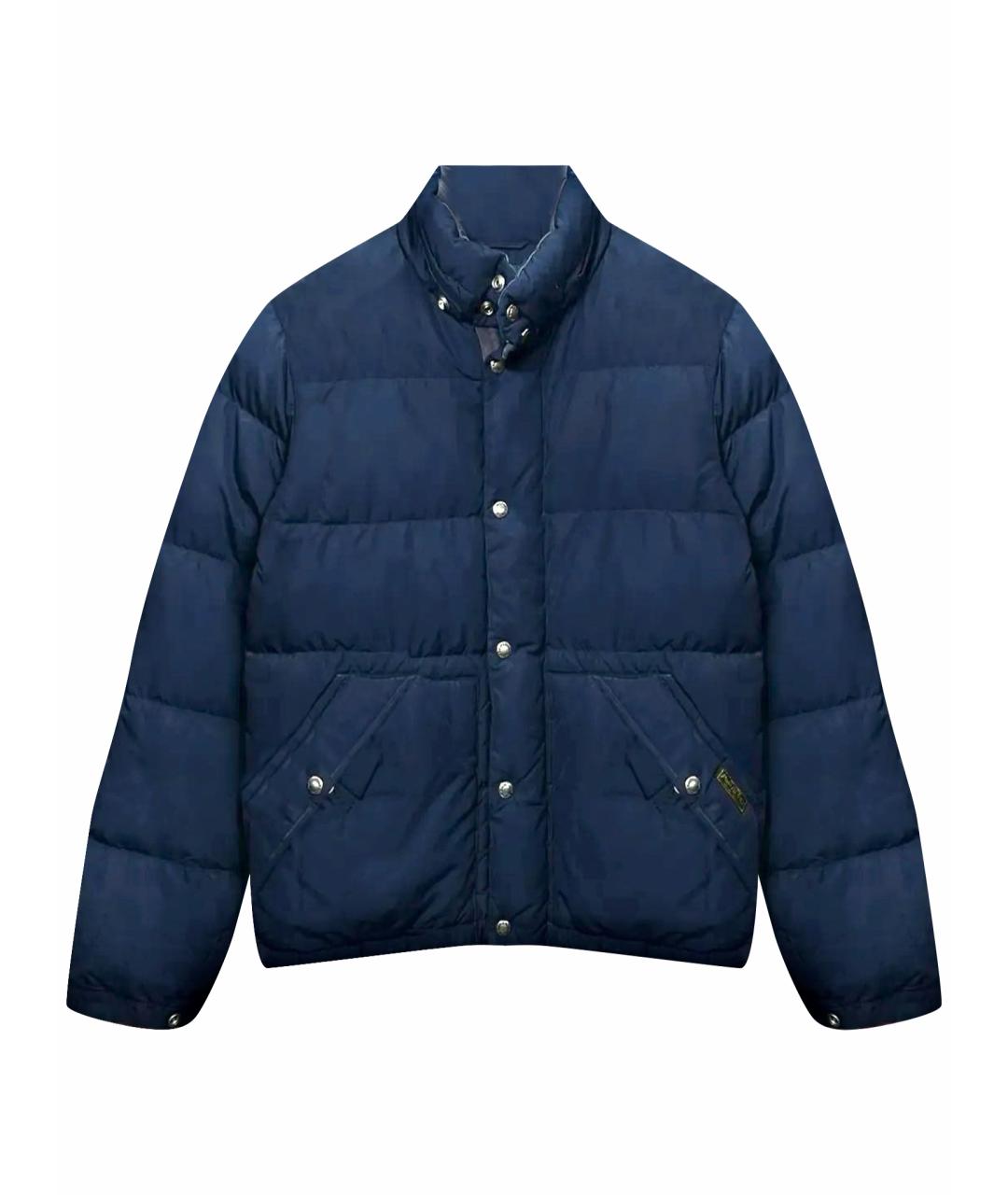 POLO RALPH LAUREN Темно-синий полиуретановый пуховик, фото 1