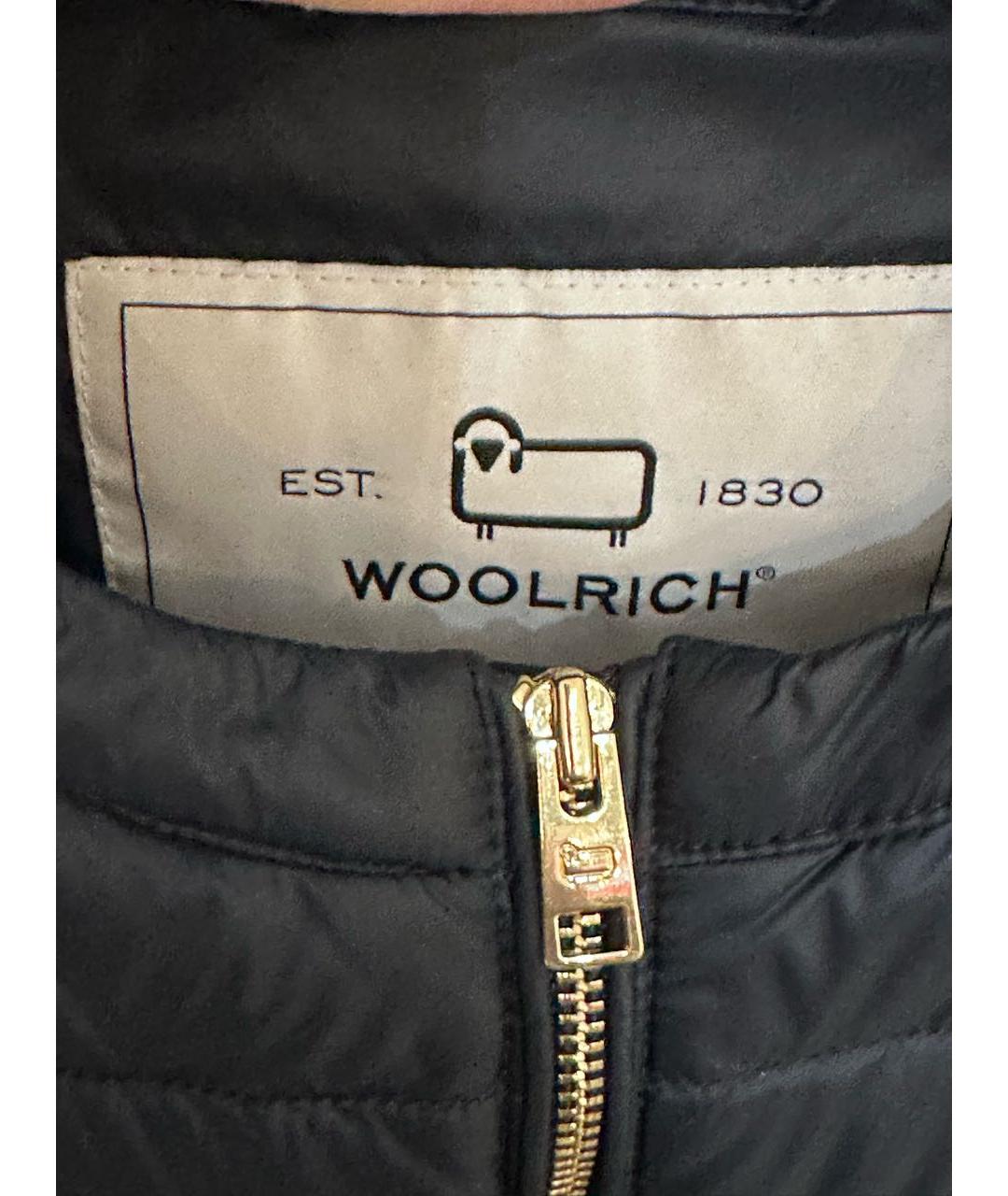WOOLRICH Темно-синий полиамидовый пуховик, фото 3