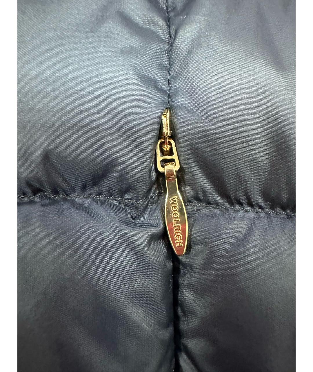 WOOLRICH Темно-синий полиамидовый пуховик, фото 7