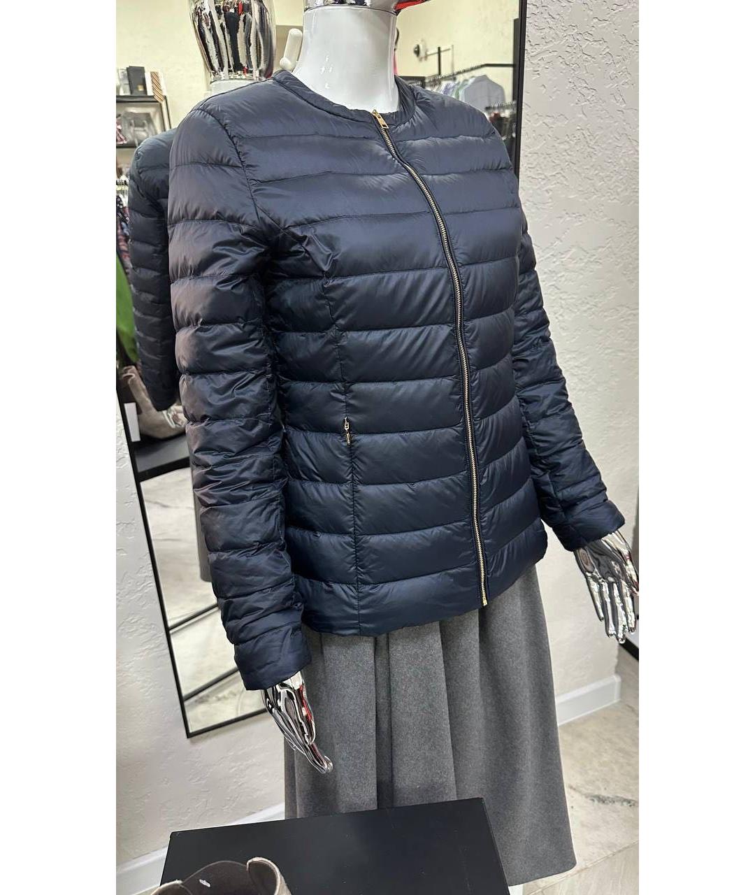 WOOLRICH Темно-синий полиамидовый пуховик, фото 8