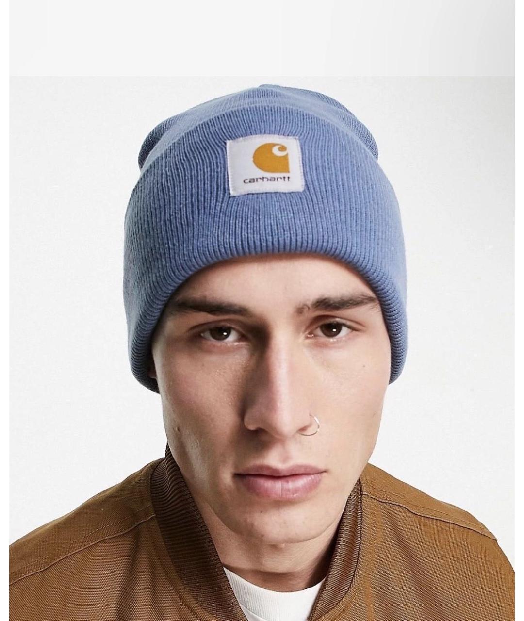 CARHARTT Голубая шапка, фото 2