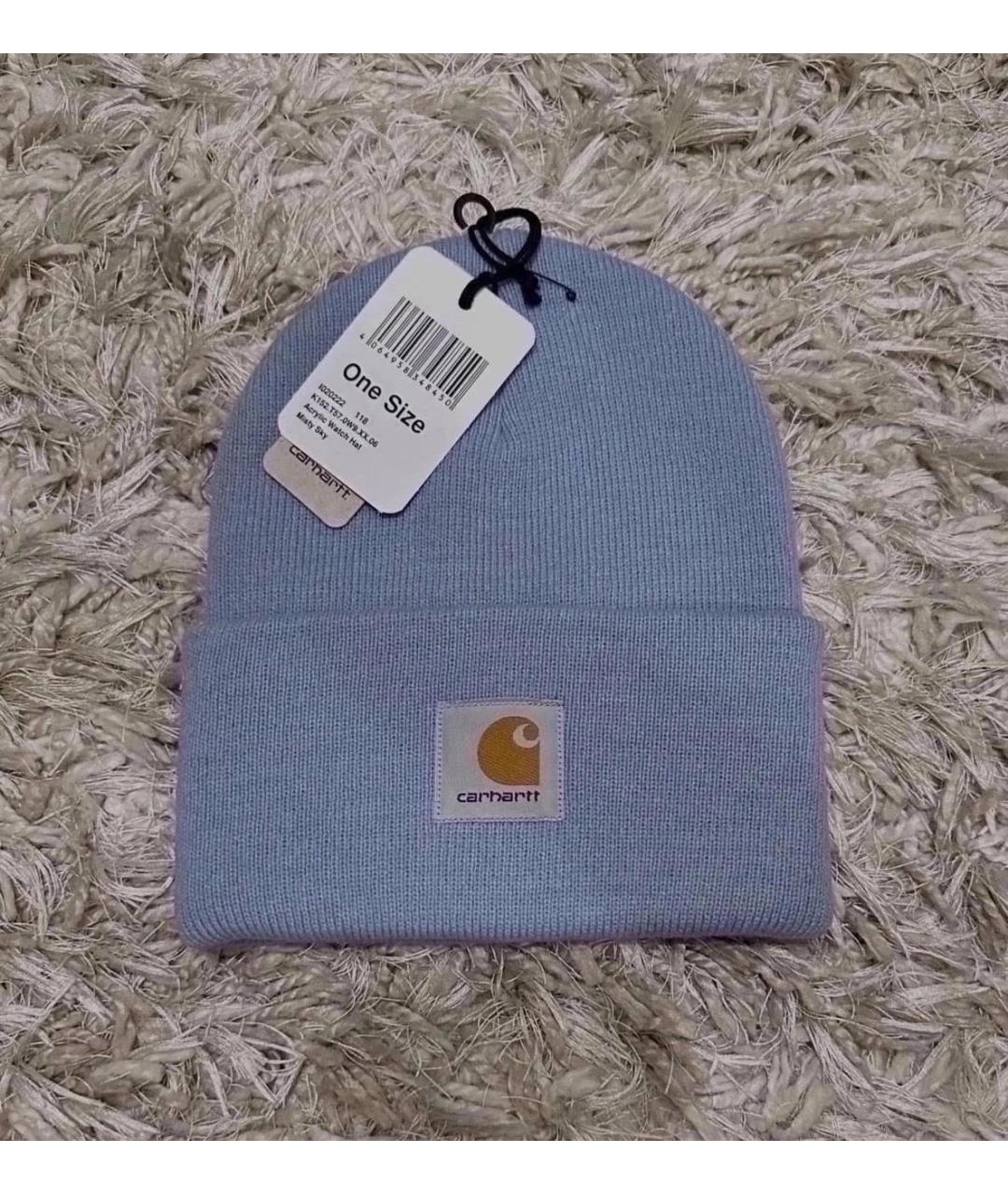 CARHARTT Голубая шапка, фото 3
