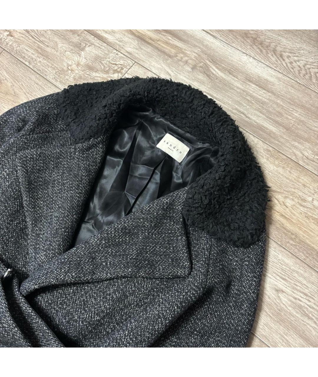 SANDRO Шерстяное пальто, фото 2