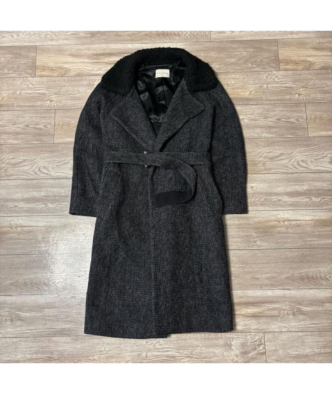 SANDRO Шерстяное пальто, фото 7