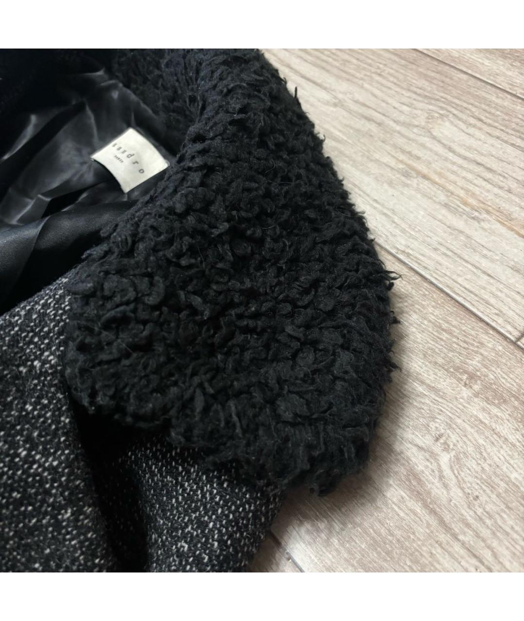 SANDRO Шерстяное пальто, фото 6