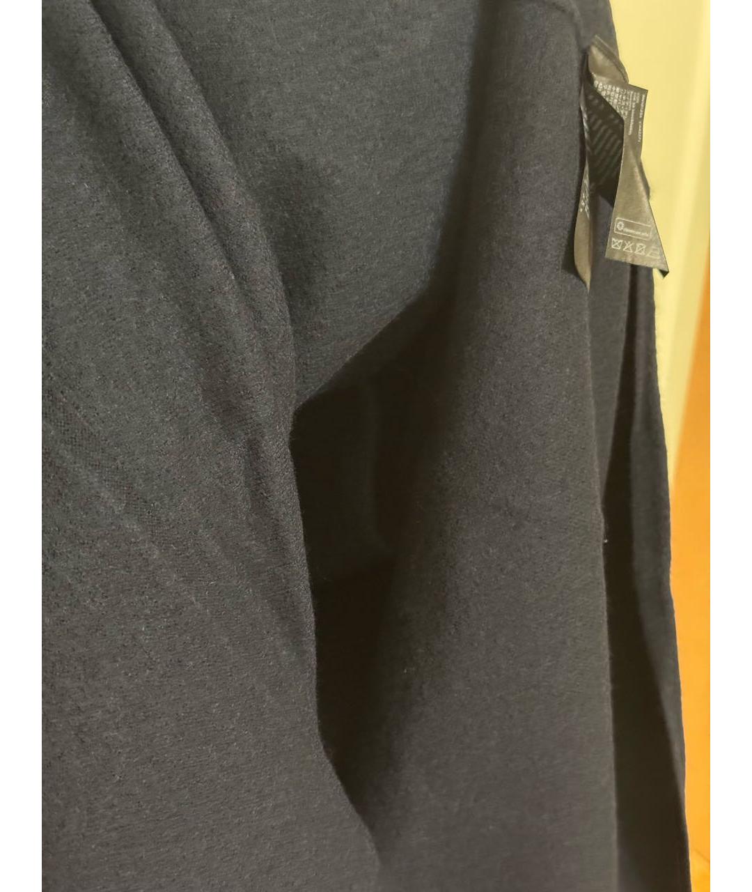 COS Темно-синее шерстяное повседневное платье, фото 8