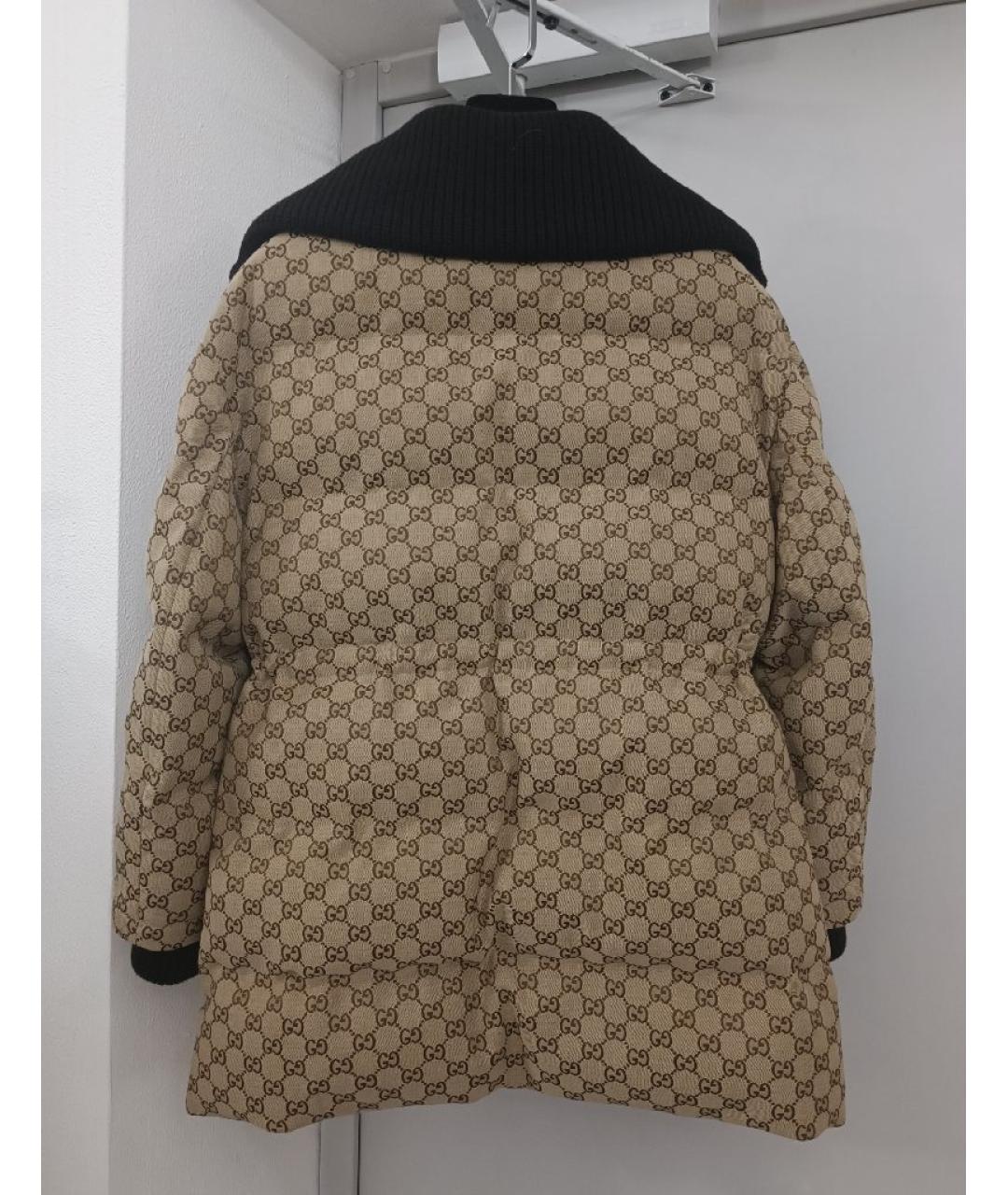 GUCCI Бежевая хлопковая куртка, фото 2