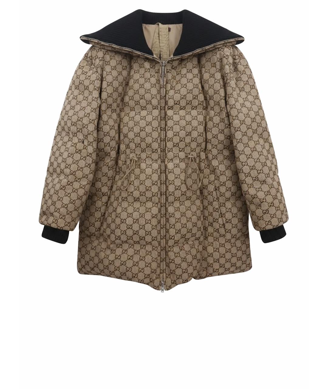 GUCCI Бежевая хлопковая куртка, фото 1