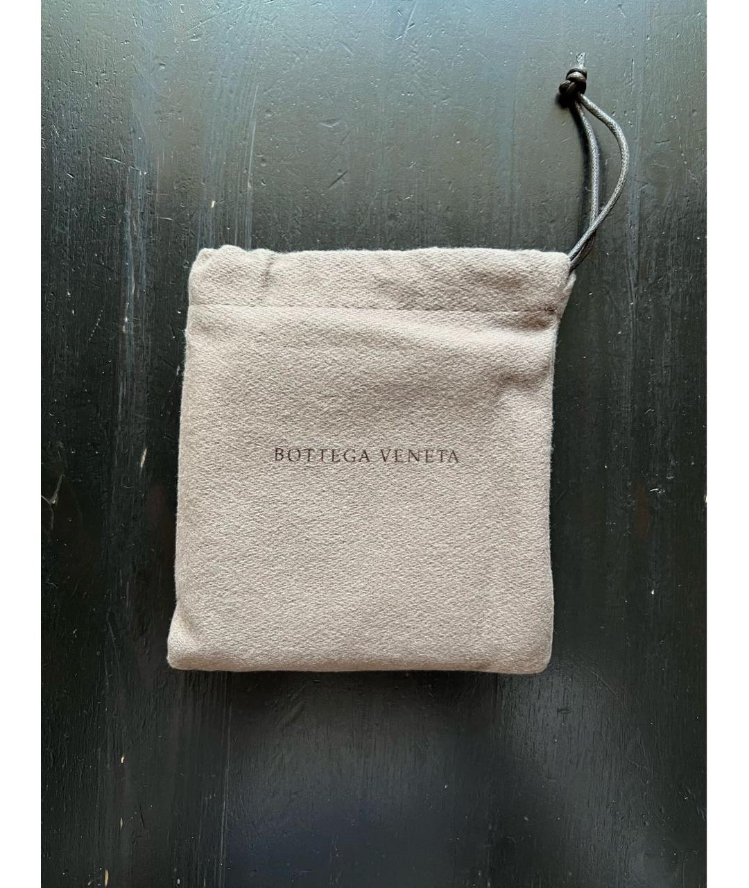 BOTTEGA VENETA Черный кожаный кошелек, фото 5