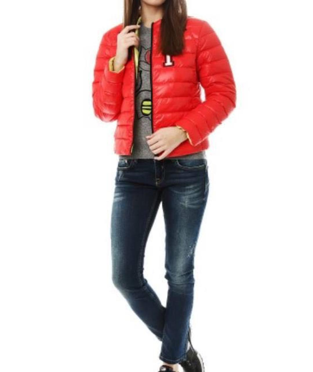 ICEBERG Оранжевый полиамидовый пуховик, фото 2