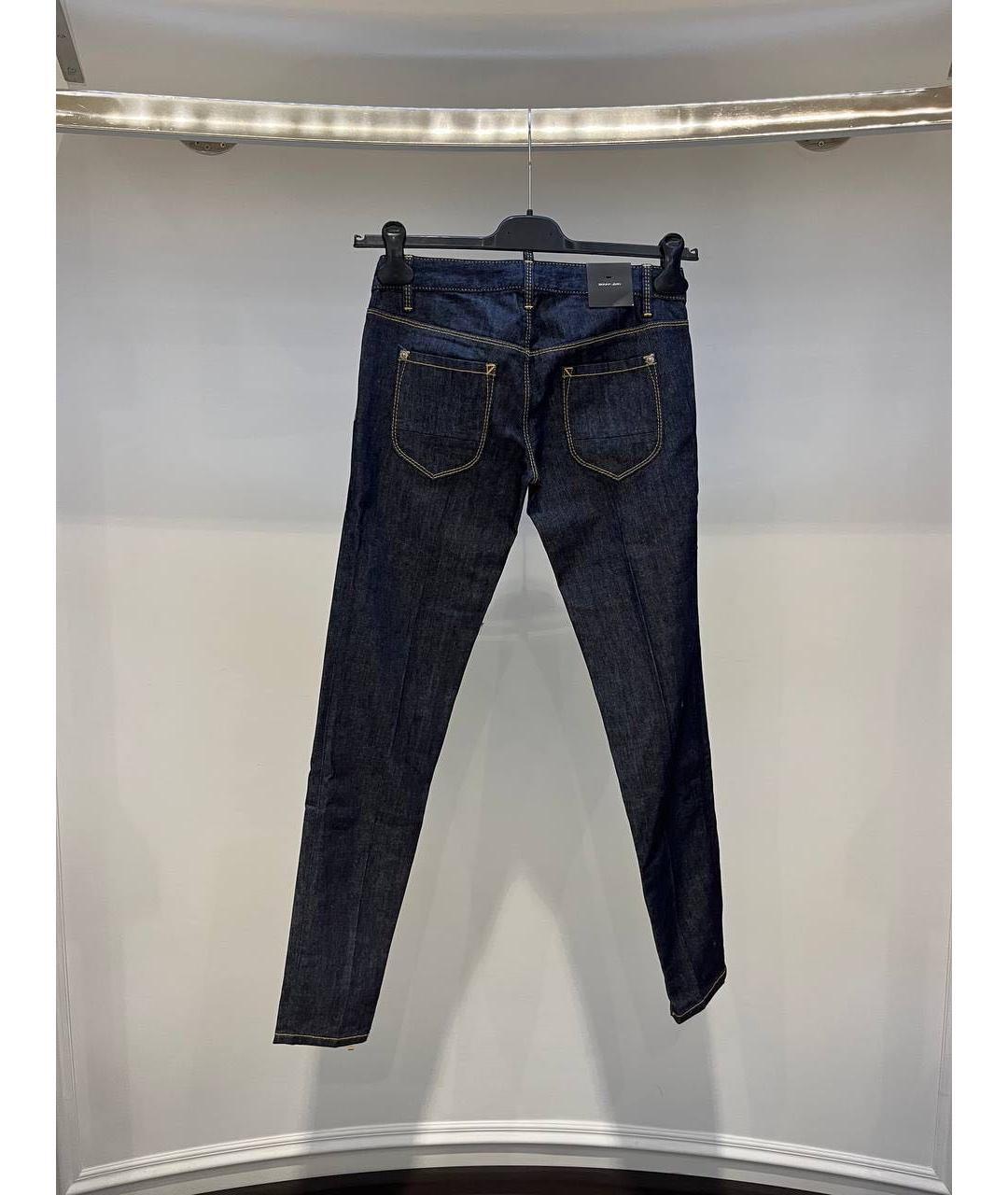 DSQUARED2 Темно-синие джинсы слим, фото 2