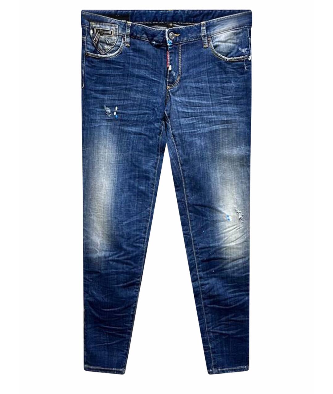 DSQUARED2 Синие джинсы слим, фото 1