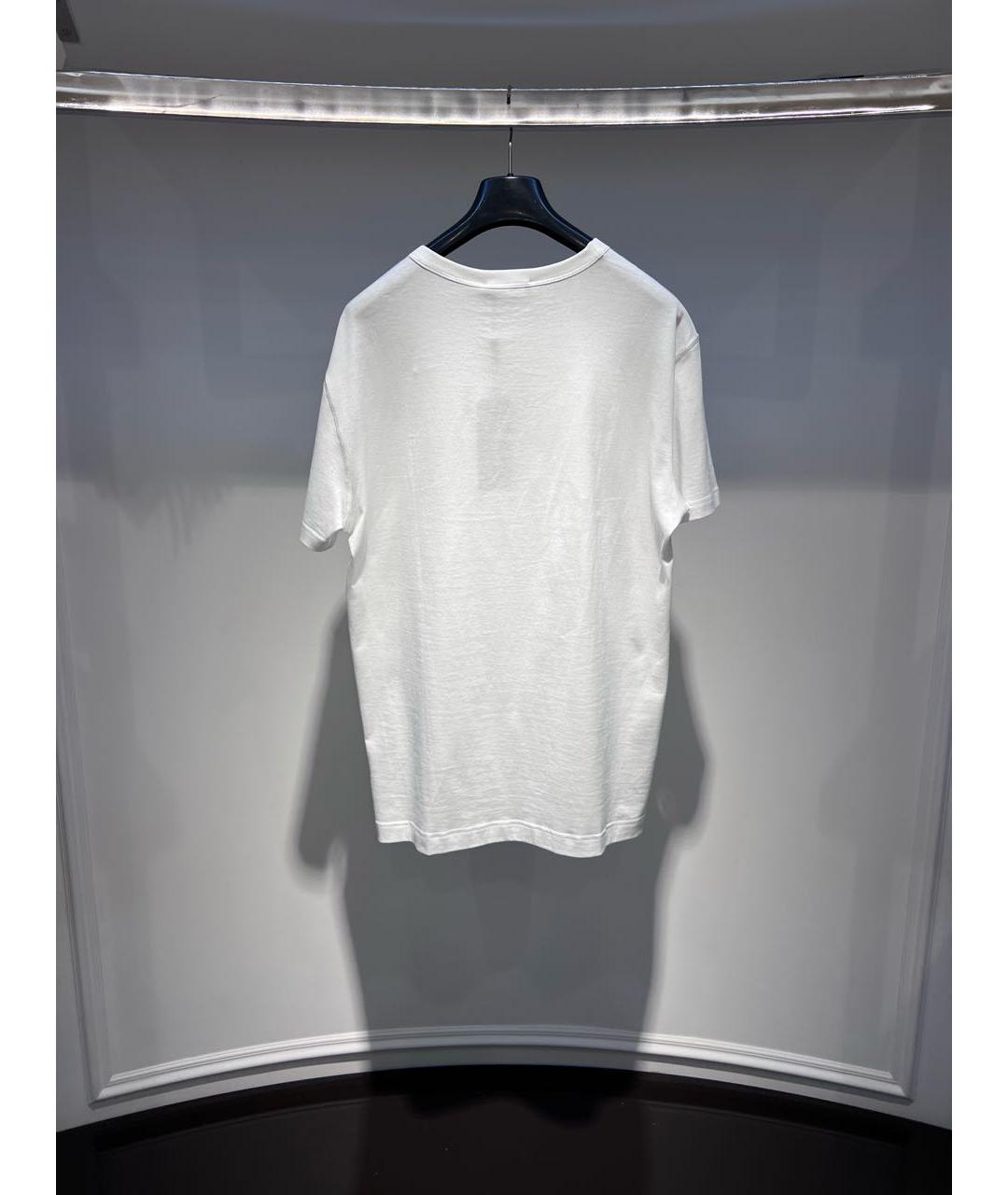 DOLCE&GABBANA Белая хлопковая футболка, фото 2