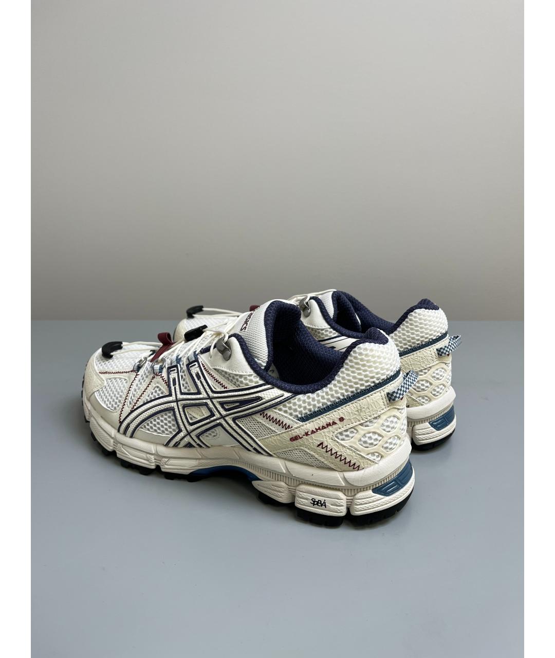 ASICS Бежевые текстильные низкие кроссовки / кеды, фото 3