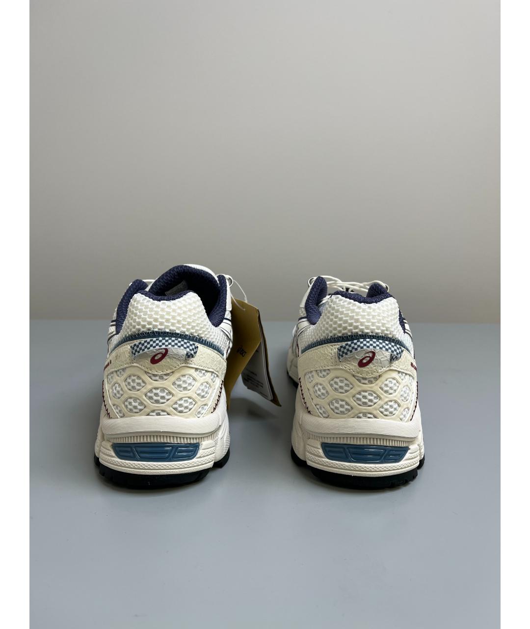 ASICS Бежевые текстильные низкие кроссовки / кеды, фото 4