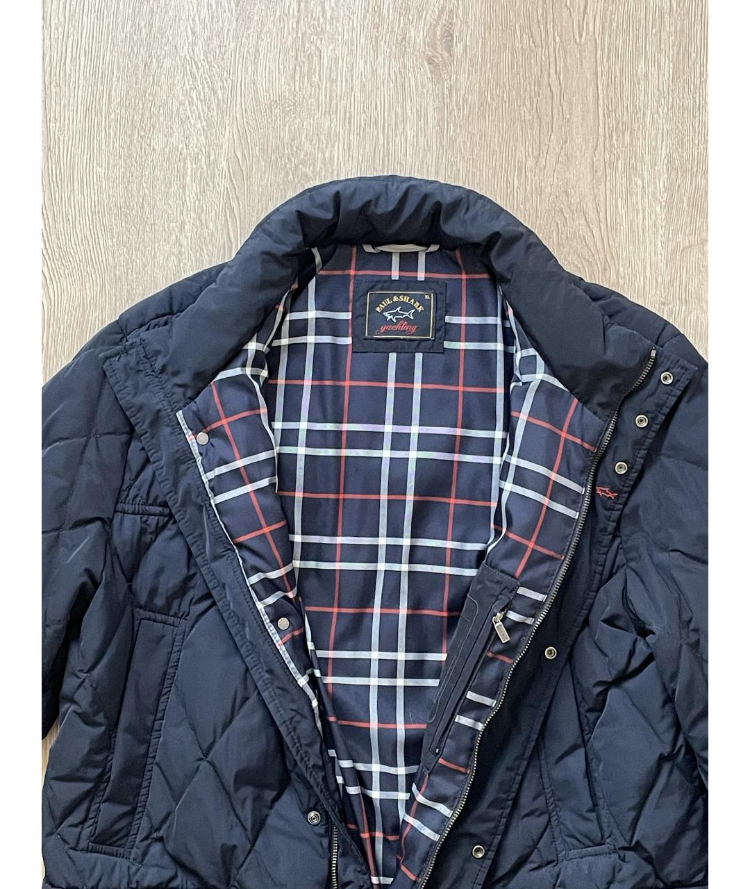 PAUL & SHARK Синяя полиэстеровая куртка, фото 5