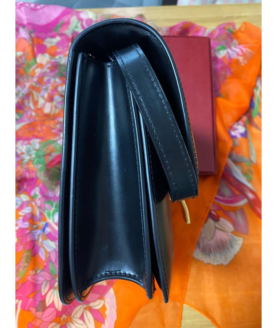 CELINE Черная кожаная сумка через плечо, фото 2