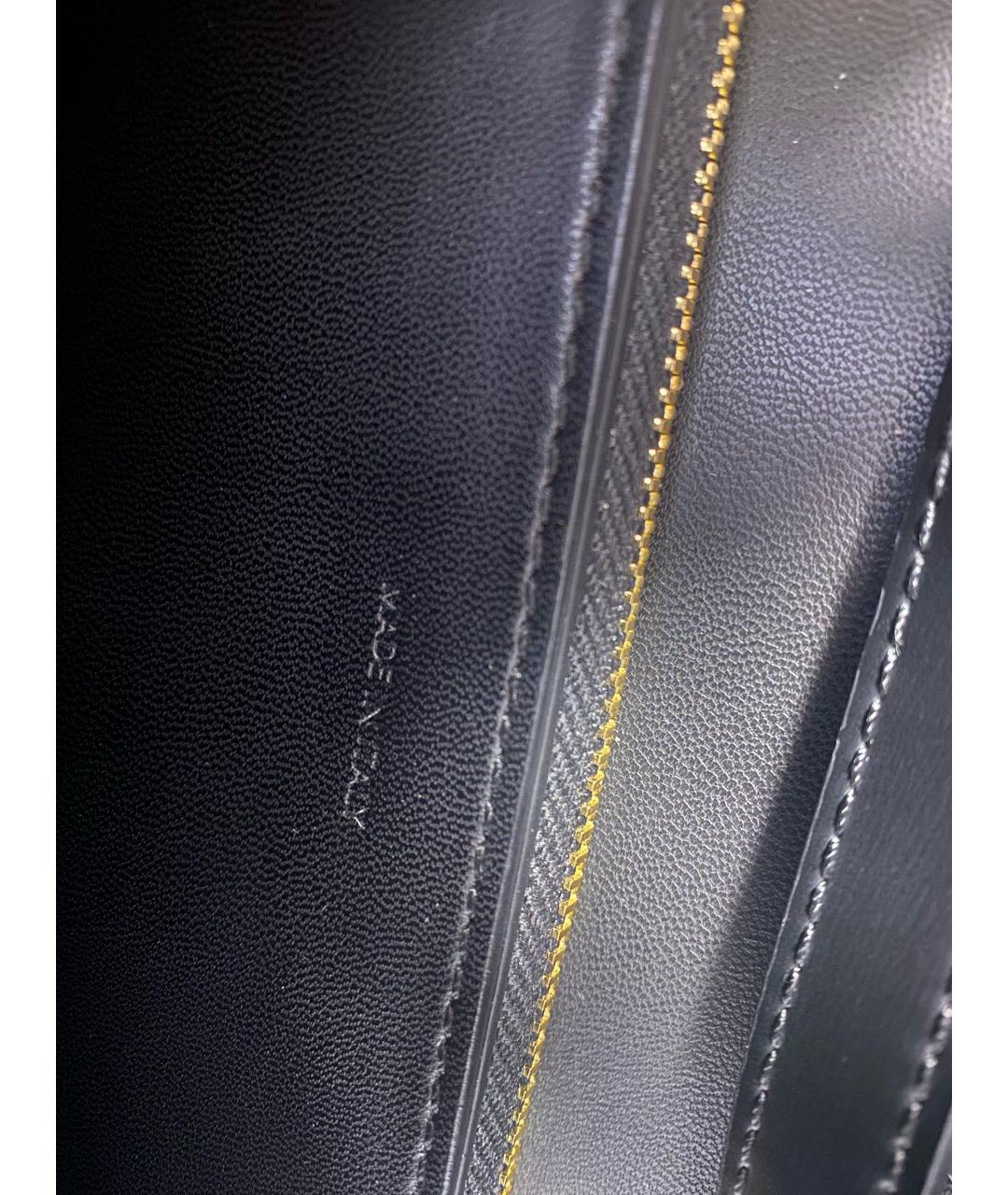 CELINE Черная кожаная сумка через плечо, фото 5