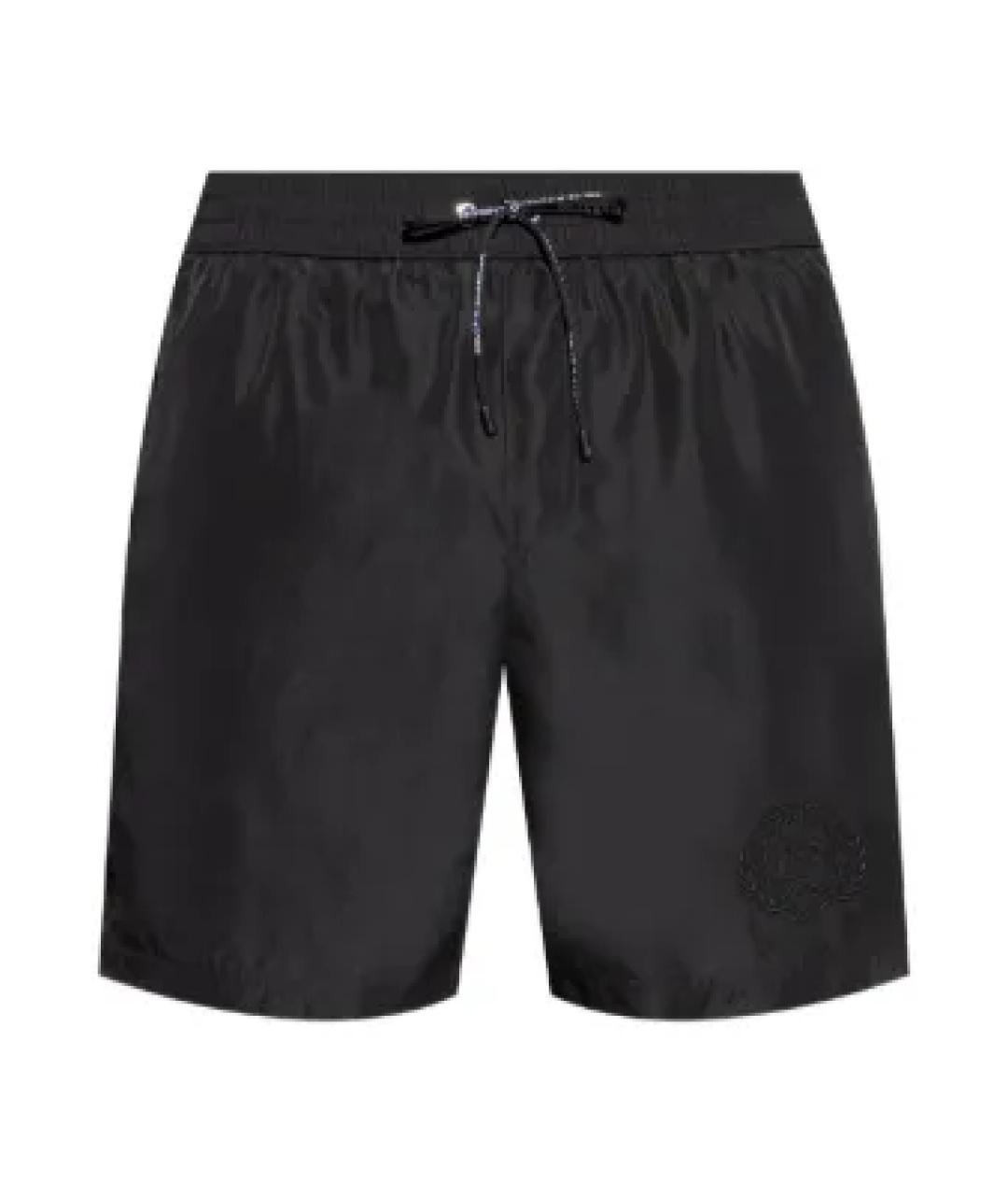 DOLCE&GABBANA Черные полиэстеровые шорты, фото 2