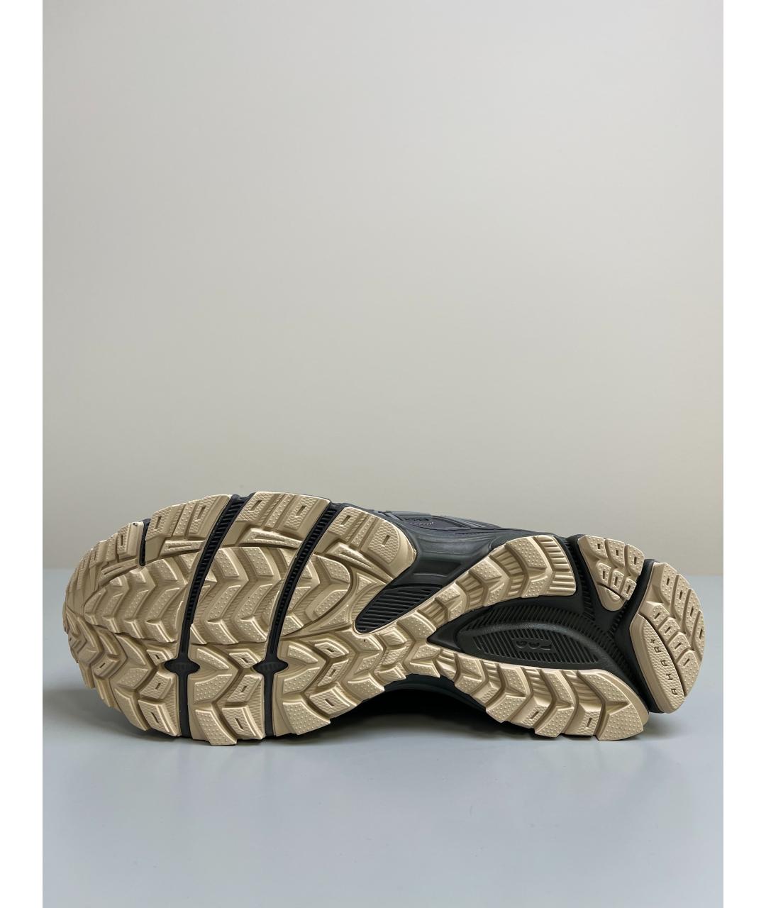 ASICS Серые текстильные низкие кроссовки / кеды, фото 6