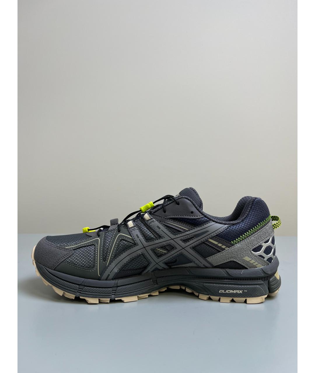 ASICS Серые текстильные низкие кроссовки / кеды, фото 7