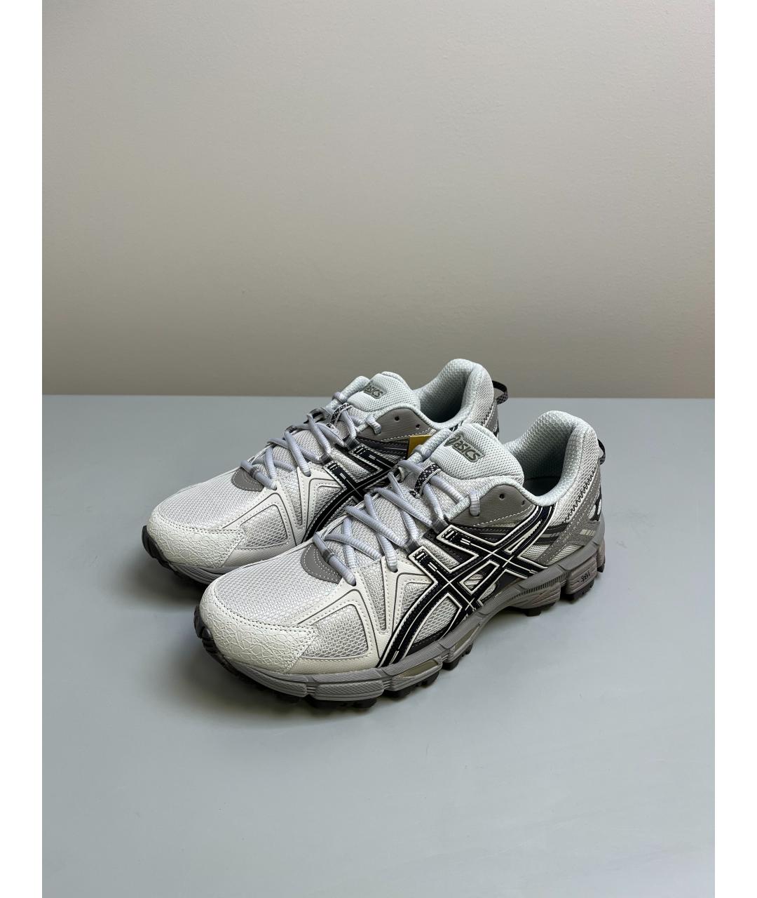 ASICS Серые кожаные низкие кроссовки / кеды, фото 2