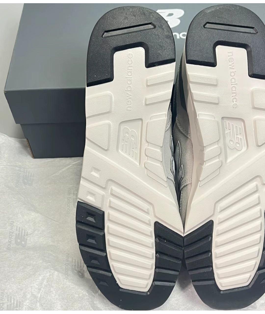 NEW BALANCE Серые текстильные низкие кроссовки / кеды, фото 6