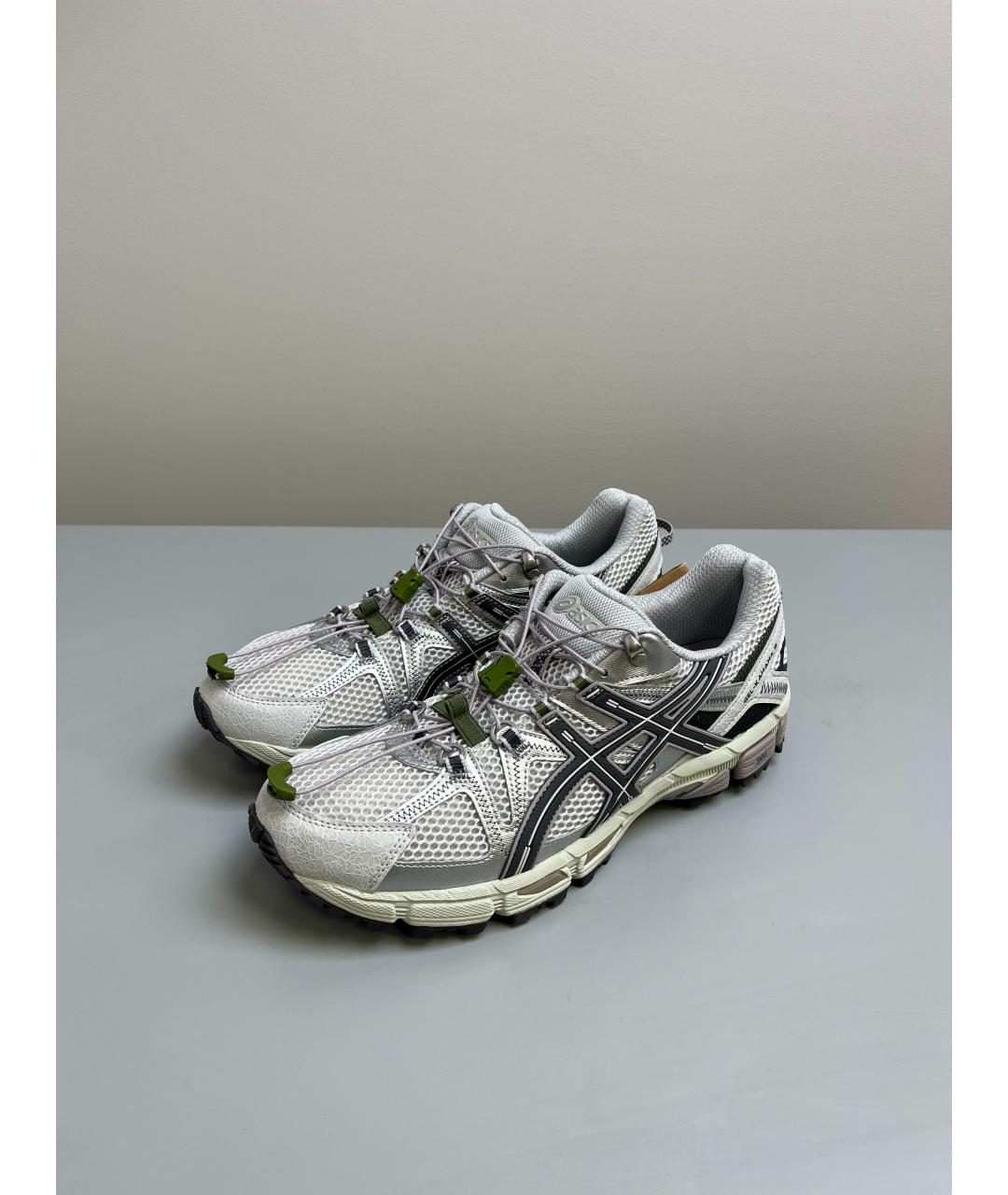 ASICS Серые текстильные низкие кроссовки / кеды, фото 2