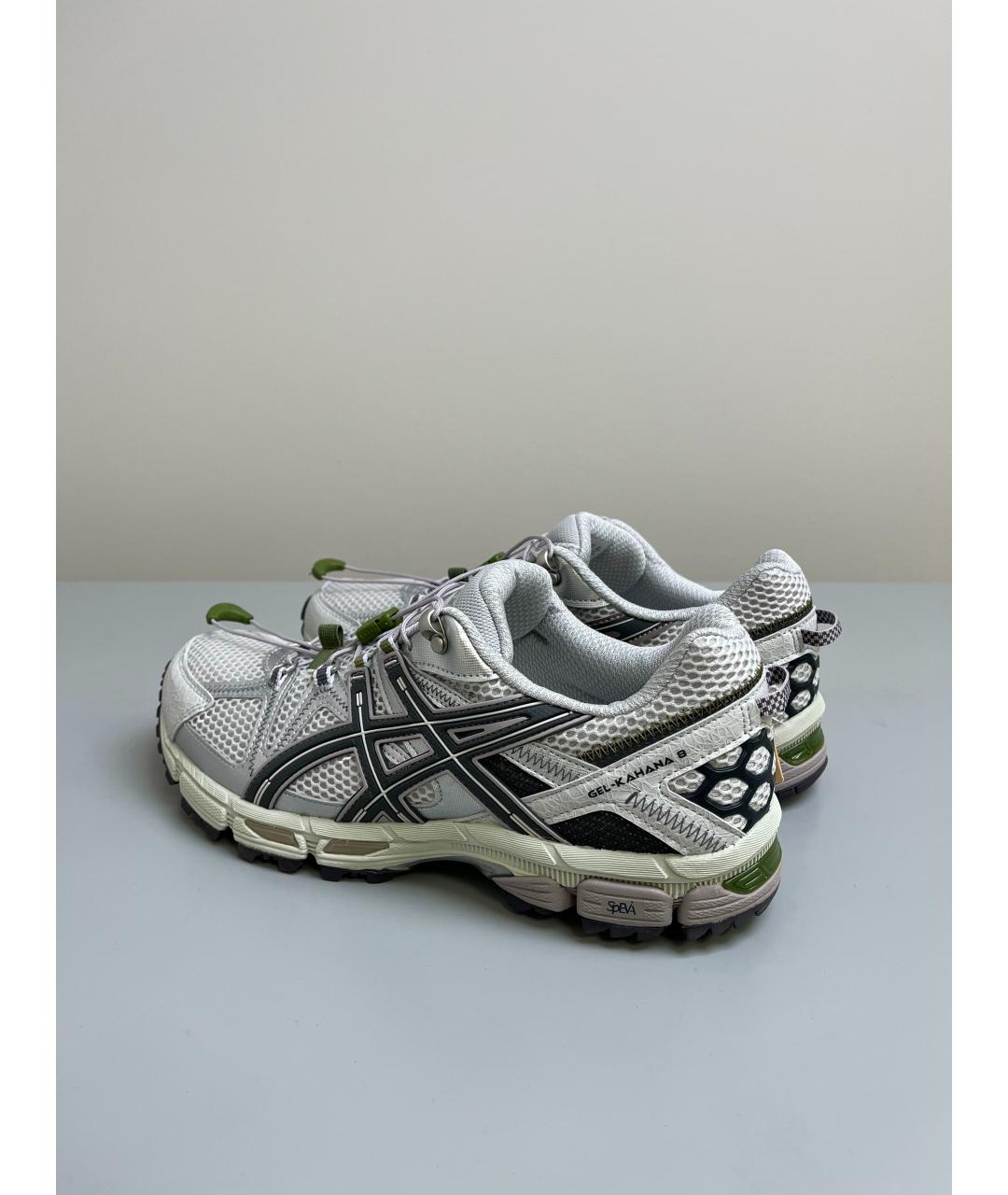 ASICS Серые текстильные низкие кроссовки / кеды, фото 3