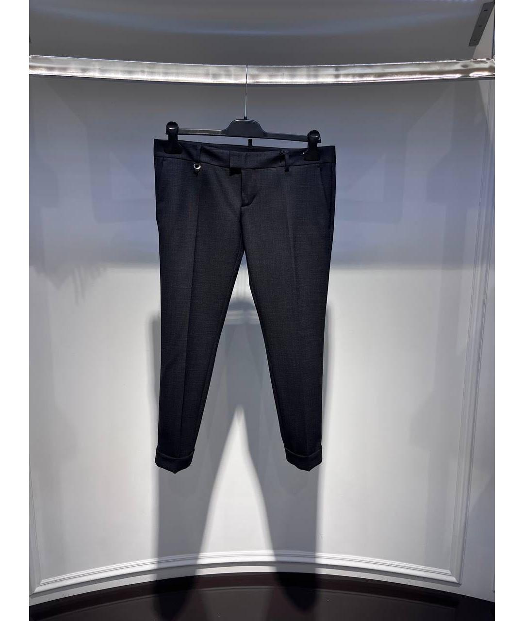DSQUARED2 Серые брюки узкие, фото 3