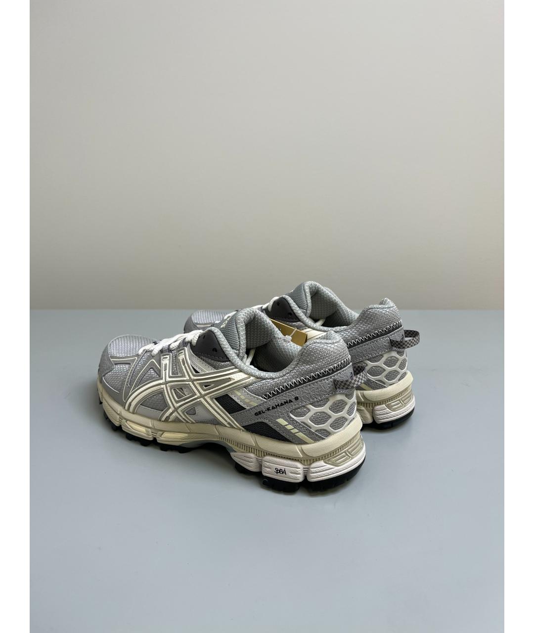 ASICS Серые текстильные кроссовки, фото 3